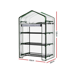 Greenfingers Mini Greenhouse Garden Shed | Green House Tunnel | Plant Flower Storage