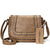 Fade Washed Hippie Leather CrossBody Bag - Various Colours