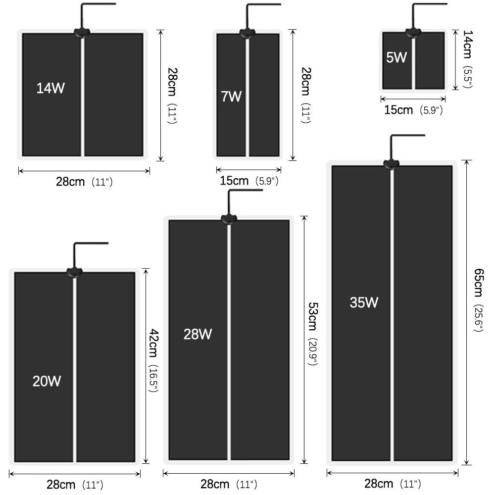 Seedling Heating Mats | Adjustable Temperature - 0-40 Degrees | Various Sizes