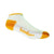 White/Gold Bamboo Ankle Socks - Men's 6-10